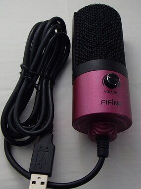 FIFINE K669B USB Microphone for PC, Laptop, Gaming, Metal Condenser no stand